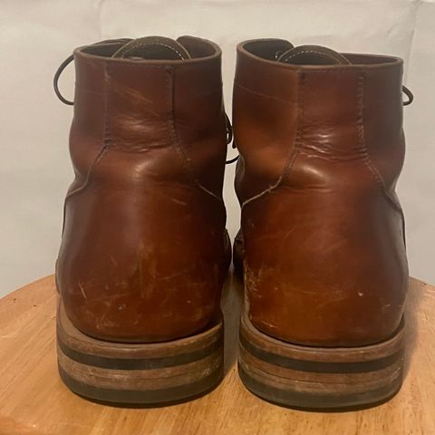 Christian Daniel Larry Lace Up Boot in Wickett & Craig Buck Brown Traditional Harness