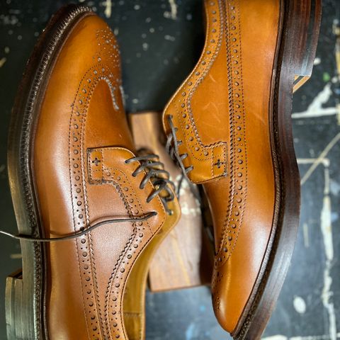 Grant Stone Longwing in D'Annonay British Tan Calf