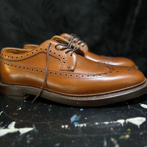Grant Stone Longwing in D'Annonay British Tan Calf