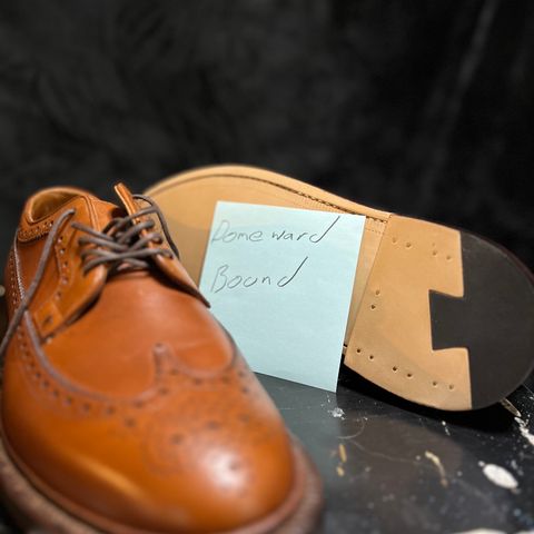 Grant Stone Longwing in D'Annonay British Tan Calf