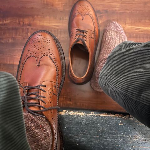 Grant Stone Longwing in D'Annonay British Tan Calf
