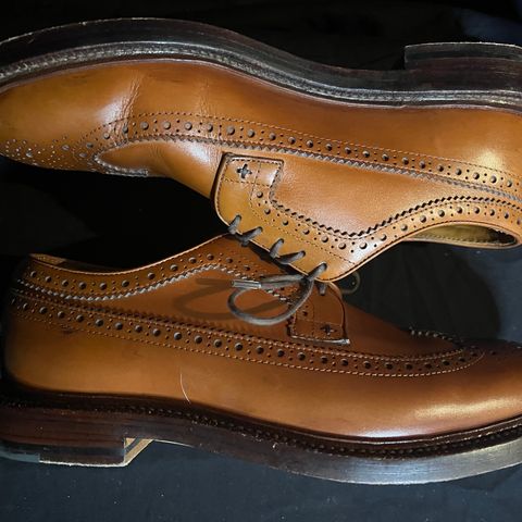 Grant Stone Longwing in D'Annonay British Tan Calf