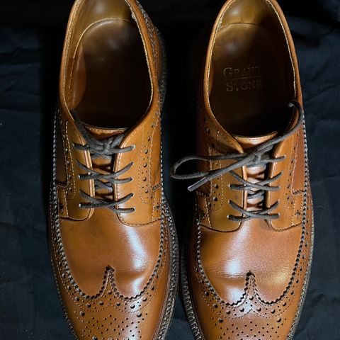 Grant Stone Longwing in D'Annonay British Tan Calf