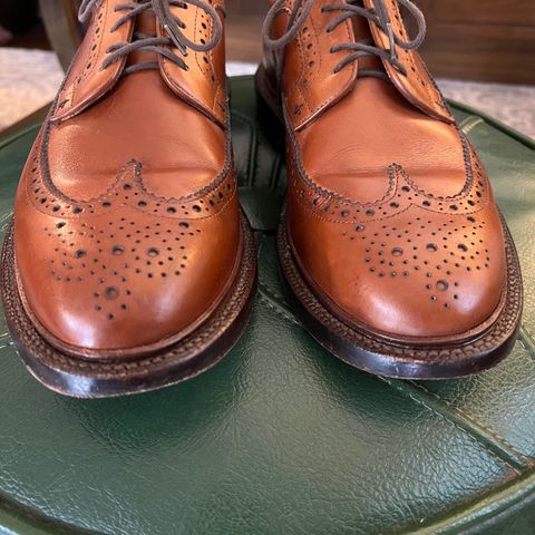 Grant Stone Longwing in D'Annonay British Tan Calf