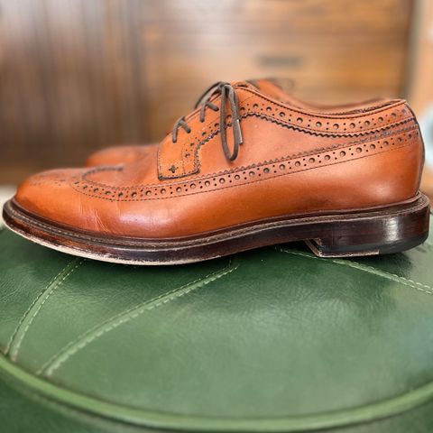 Grant Stone Longwing in D'Annonay British Tan Calf