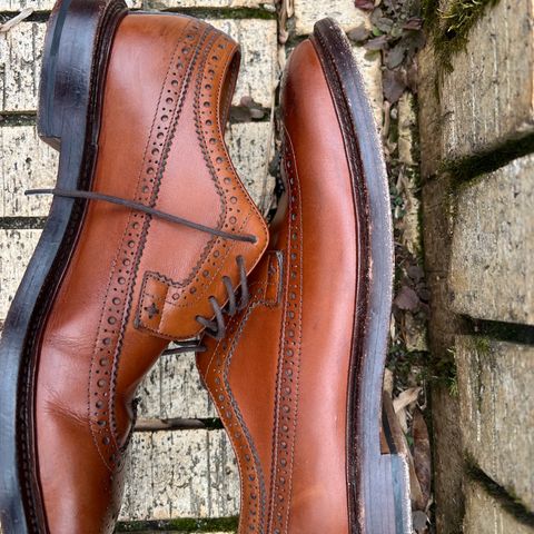 Grant Stone Longwing in D'Annonay British Tan Calf