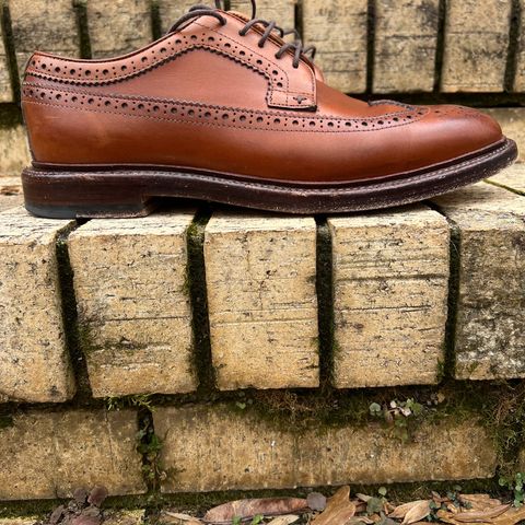 Grant Stone Longwing in D'Annonay British Tan Calf