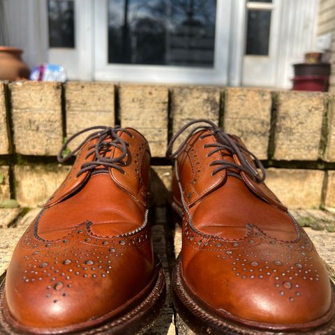 Grant Stone Longwing in D'Annonay British Tan Calf