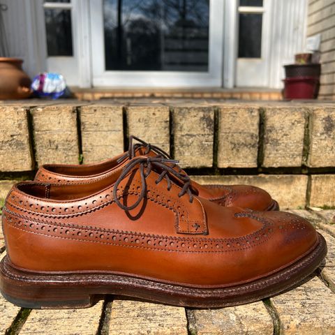Grant Stone Longwing in D'Annonay British Tan Calf