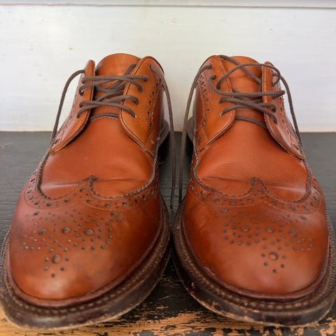 Grant Stone Longwing in D'Annonay British Tan Calf
