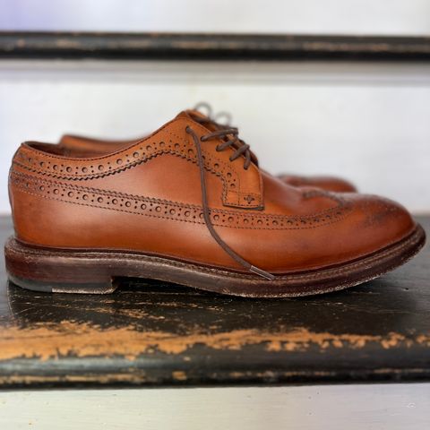 Grant Stone Longwing in D'Annonay British Tan Calf