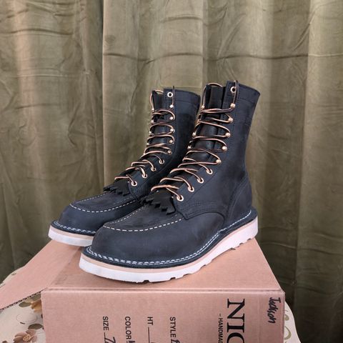 Nicks Moc Toe in Seidel WeatherShield Black Smooth