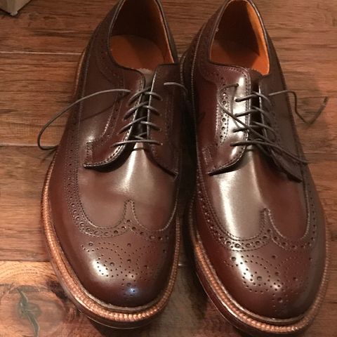 Search result thumbnail of Alden Long Wing Blucher in Walnut Brown Calfskin