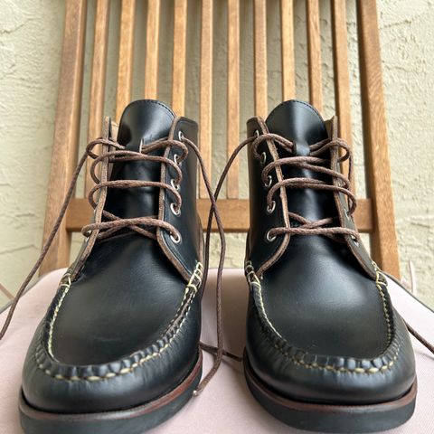 Eastland Seneca Camp Moc Chukka in Horween Black Chromexcel