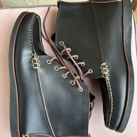 Eastland Seneca Camp Moc Chukka in Horween Black Chromexcel