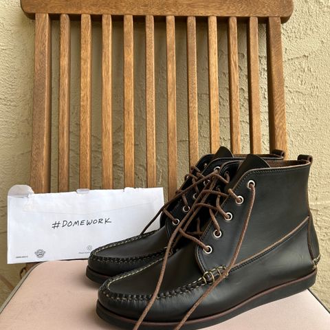 Eastland Seneca Camp Moc Chukka in Horween Black Chromexcel