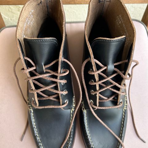 Eastland Seneca Camp Moc Chukka in Horween Black Chromexcel