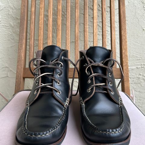 Eastland Seneca Camp Moc Chukka in Horween Black Chromexcel