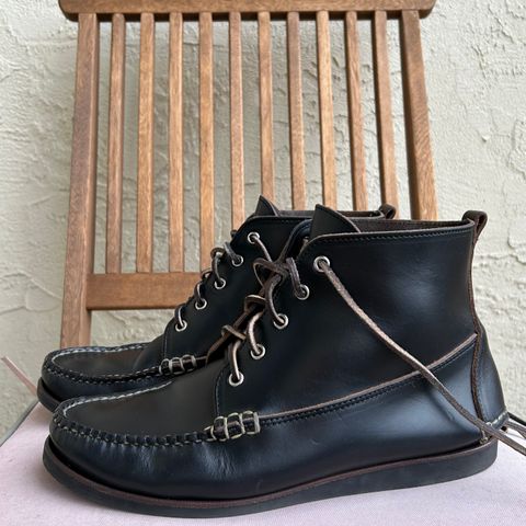 Eastland Seneca Camp Moc Chukka in Horween Black Chromexcel