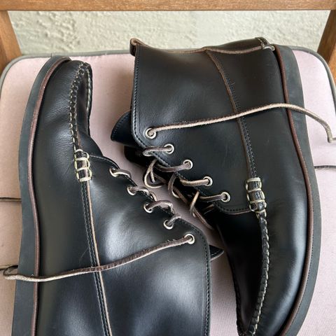 Eastland Seneca Camp Moc Chukka in Horween Black Chromexcel