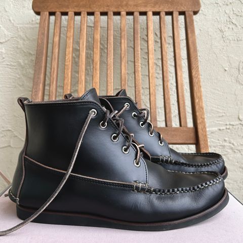 Eastland Seneca Camp Moc Chukka in Horween Black Chromexcel