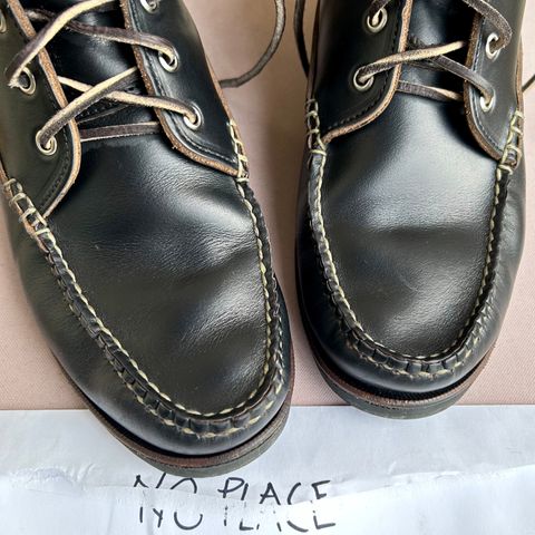 Eastland Seneca Camp Moc Chukka in Horween Black Chromexcel