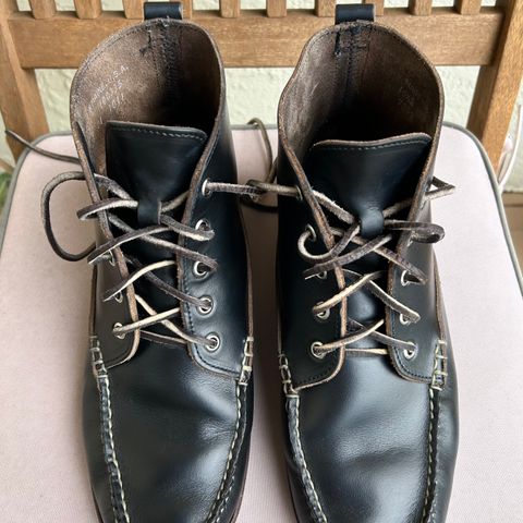 Eastland Seneca Camp Moc Chukka in Horween Black Chromexcel