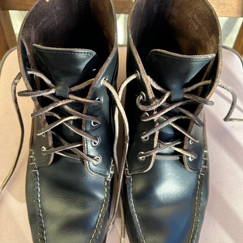 Eastland Seneca Camp Moc Chukka in Horween Black Chromexcel