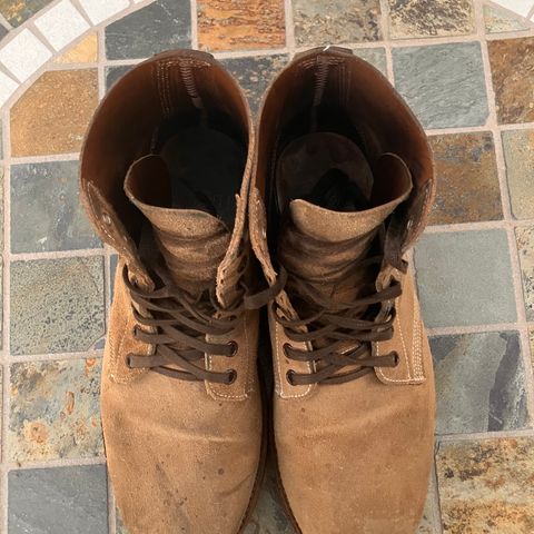 View photo of Oak Street Bootmakers Field Boot in Horween Natural Chromexcel Roughout