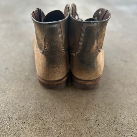 View photo of Oak Street Bootmakers Field Boot in Horween Natural Chromexcel Roughout