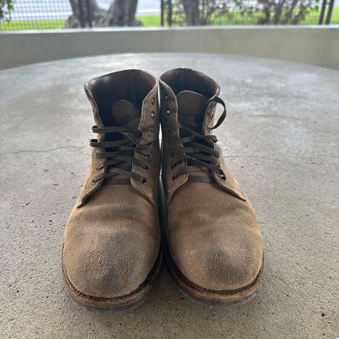 View photo of Oak Street Bootmakers Field Boot in Horween Natural Chromexcel Roughout