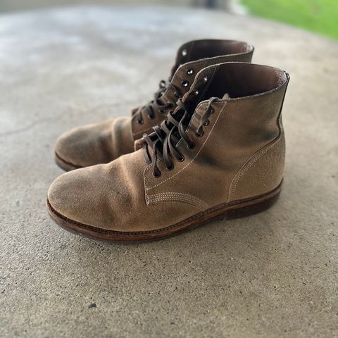 View photo of Oak Street Bootmakers Field Boot in Horween Natural Chromexcel Roughout