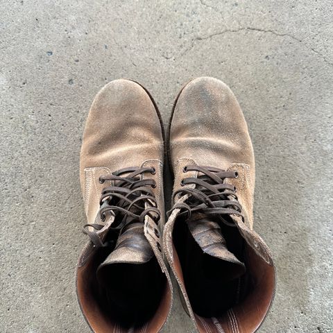 View photo of Oak Street Bootmakers Field Boot in Horween Natural Chromexcel Roughout