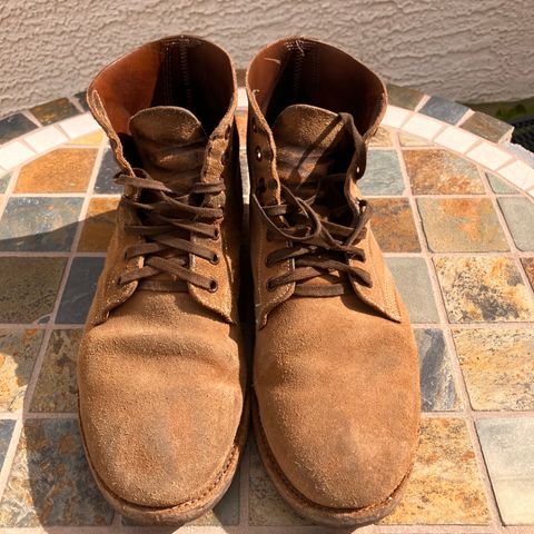 View photo of Oak Street Bootmakers Field Boot in Horween Natural Chromexcel Roughout