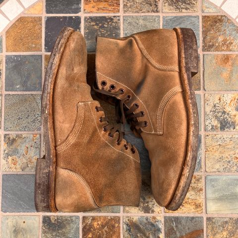 View photo of Oak Street Bootmakers Field Boot in Horween Natural Chromexcel Roughout