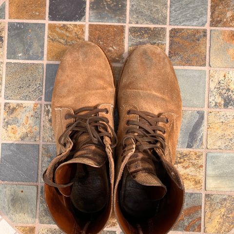 View photo of Oak Street Bootmakers Field Boot in Horween Natural Chromexcel Roughout