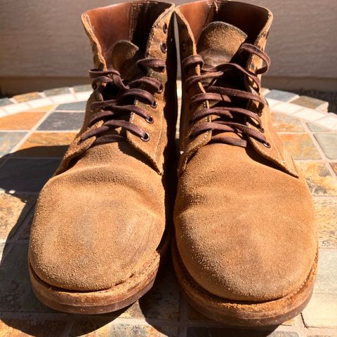 View photo of Oak Street Bootmakers Field Boot in Horween Natural Chromexcel Roughout