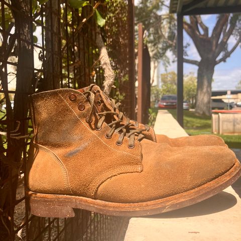 View photo of Oak Street Bootmakers Field Boot in Horween Natural Chromexcel Roughout