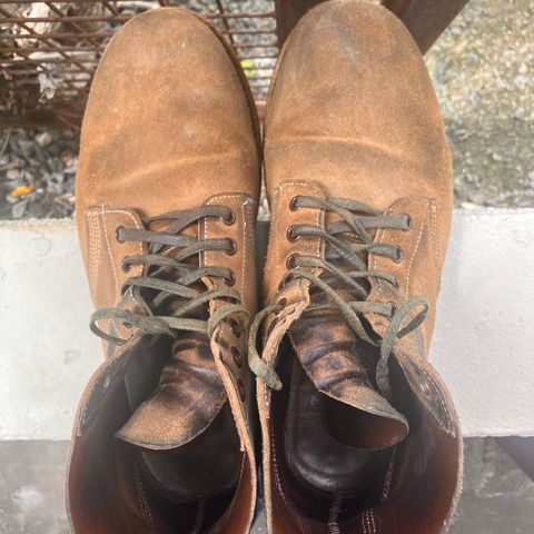 View photo of Oak Street Bootmakers Field Boot in Horween Natural Chromexcel Roughout