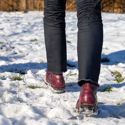 View photo of White's 350 Cruiser in Horween Burgundy Chromexcel