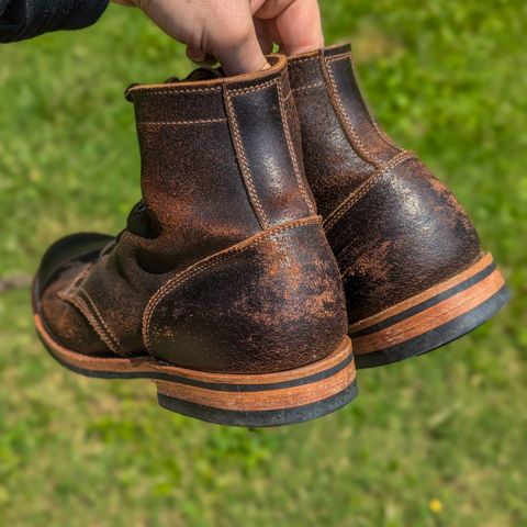 View photo of Truman Service Boot in Horween Java Waxed Flesh