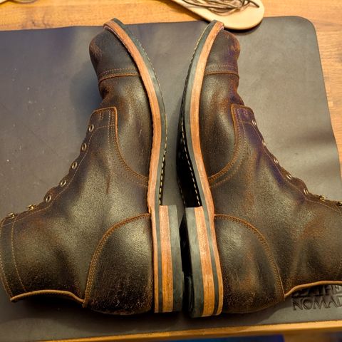Truman Service Boot in Horween Java Waxed Flesh