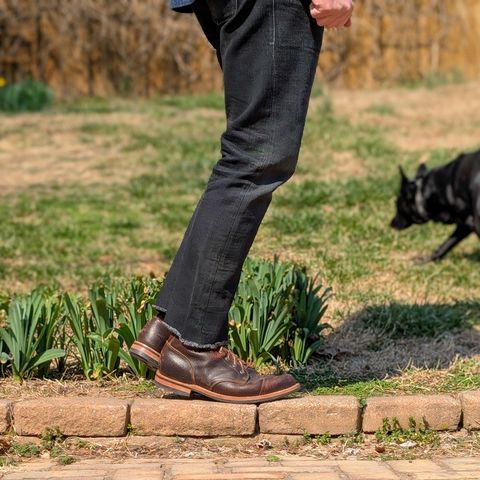 Truman Service Boot in Horween Java Waxed Flesh