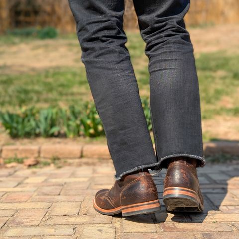 Truman Service Boot in Horween Java Waxed Flesh