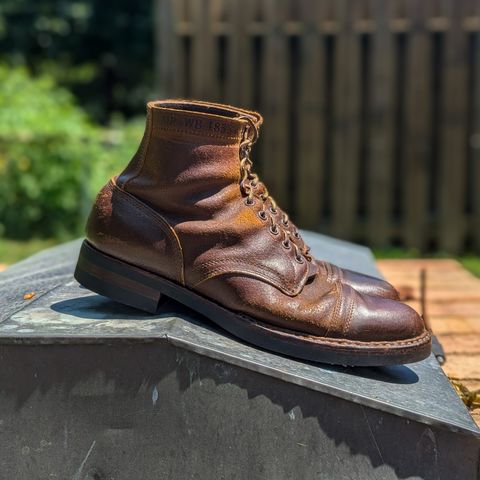 Search result thumbnail of White's MP-Sherman Toe Cap in Horween Cinnamon Waxed Flesh