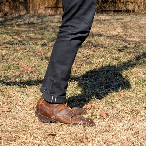 View photo of White's MP-Sherman Toe Cap in Horween Cinnamon Waxed Flesh