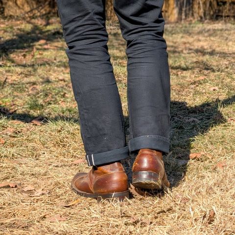 View photo of White's MP-Sherman Toe Cap in Horween Cinnamon Waxed Flesh