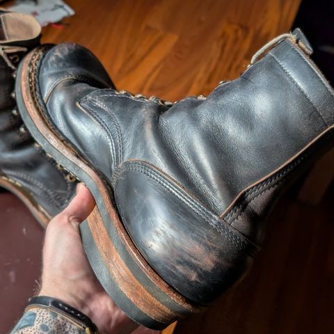 View photo of White's Bounty Hunter in Horween Black Chromexcel