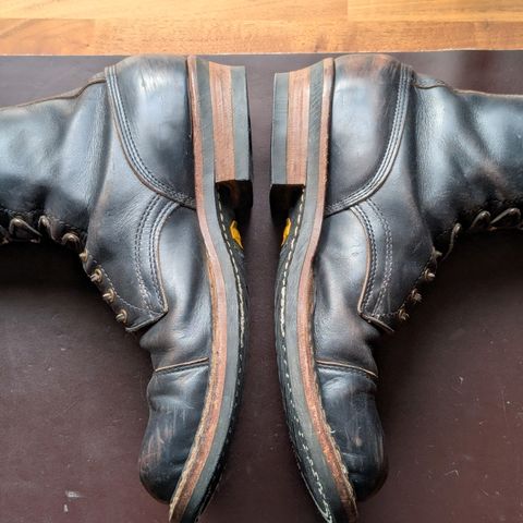 View photo of White's Bounty Hunter in Horween Black Chromexcel