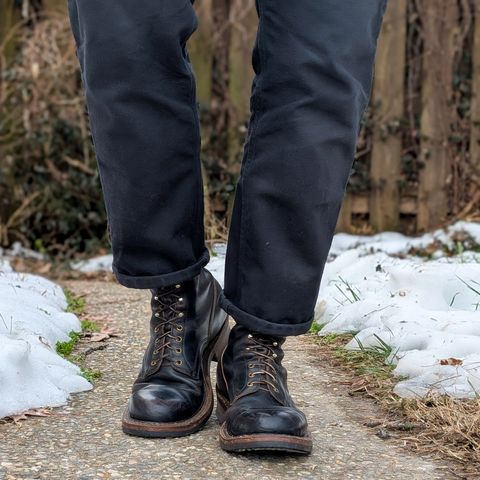 View photo of White's Bounty Hunter in Horween Black Chromexcel